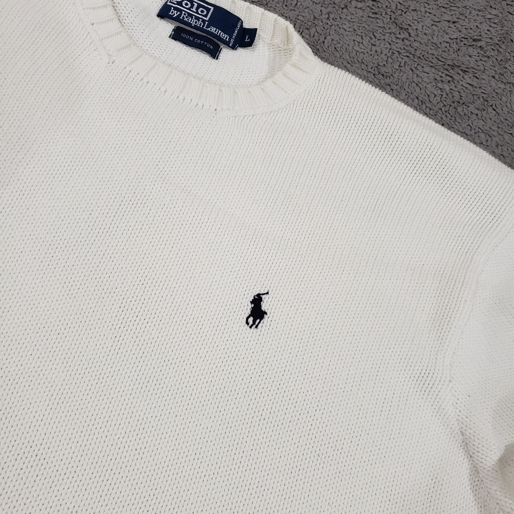 Mens polo sweater size L